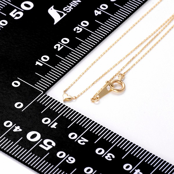 ゴールドネックレス&ジュエリーポーチ セット