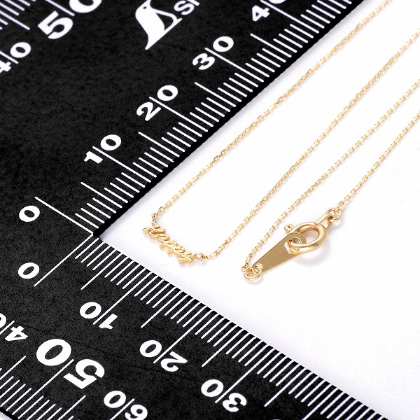 ゴールドネックレス&ジュエリーポーチ セット