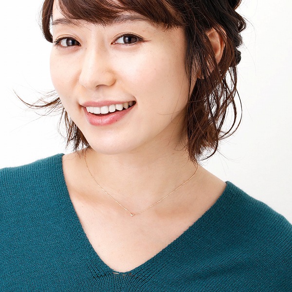 ゴールドネックレス&ジュエリーポーチ セット