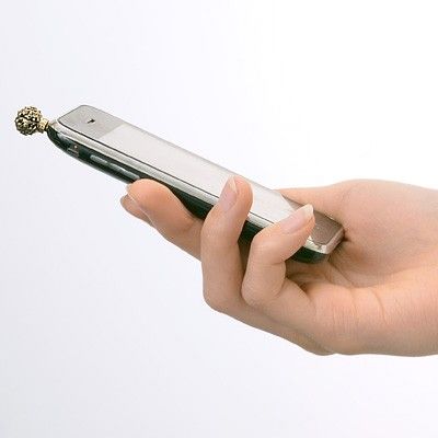 ブラススマートフォンピアス