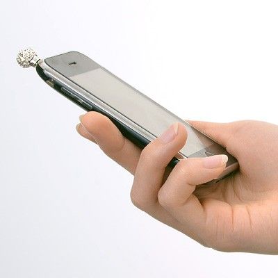 ブラススマートフォンピアス