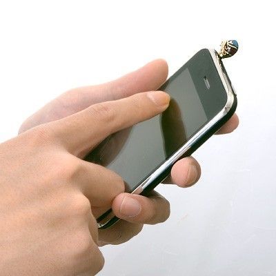 ブラススマートフォンピアス