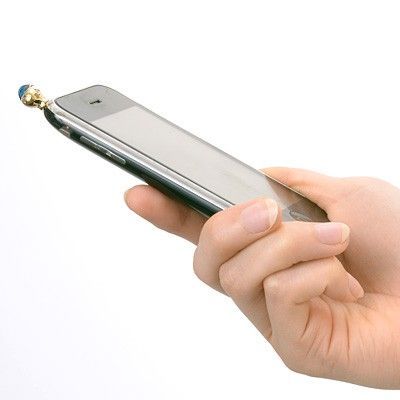 ブラススマートフォンピアス