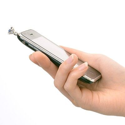 ブラススマートフォンピアス