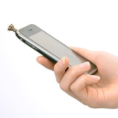 ブラススマートフォンピアス