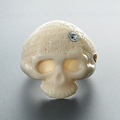 スカル3点セット(ホワイト)