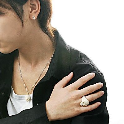 スカル3点セット(ホワイト)