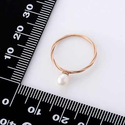 ピンクゴールドリング