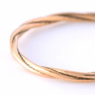 ピンクゴールドリング