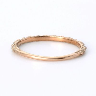 ピンクゴールドリング