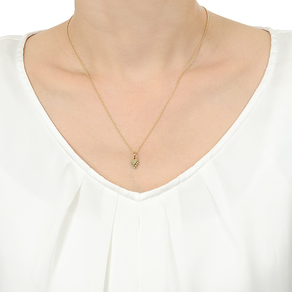 イエローゴールドネックレス