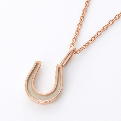 ピンクゴールドネックレス