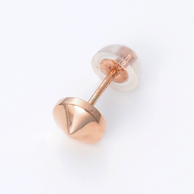 ピンクゴールドピアス