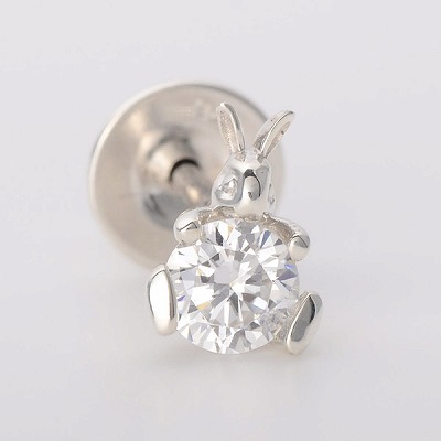 シルバーピアス(片耳用)