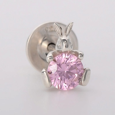 シルバーピアス(片耳用)