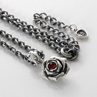 シルバーペアネックレス