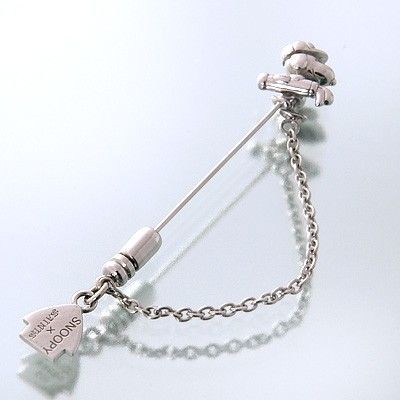 シルバーピンブローチ