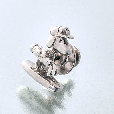 シルバーピンバッチ