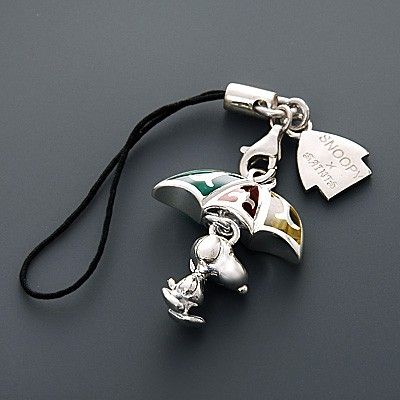 シルバー携帯ストラップ