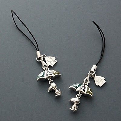 シルバーペア携帯ストラップ