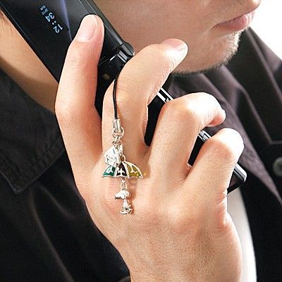 シルバーペア携帯ストラップ