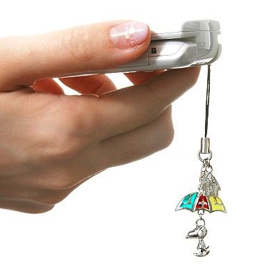 シルバーペア携帯ストラップ