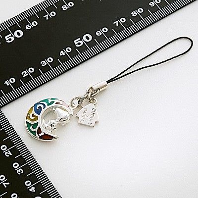 シルバー携帯ストラップ