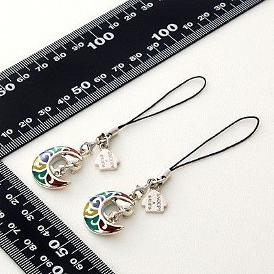 シルバーペア携帯ストラップ