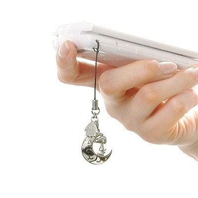 シルバー携帯ストラップ