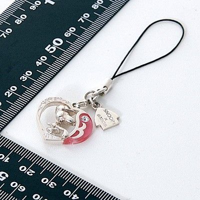 シルバー携帯ストラップ