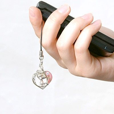 シルバー携帯ストラップ