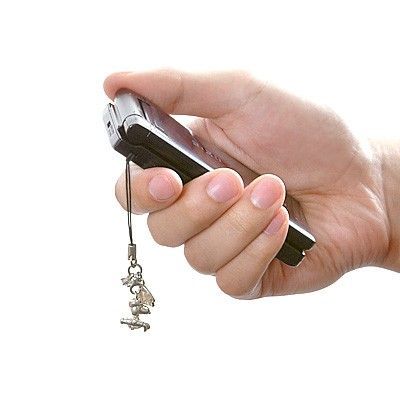 シルバー携帯ストラップ