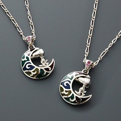 シルバーペアネックレス