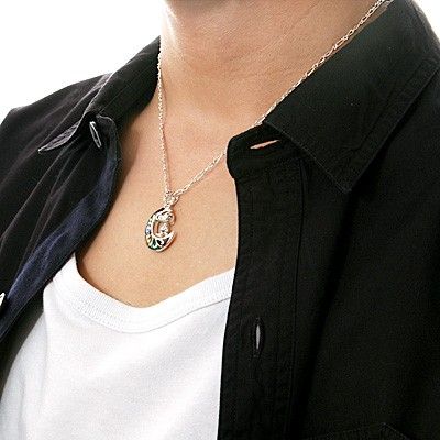 シルバーペアネックレス