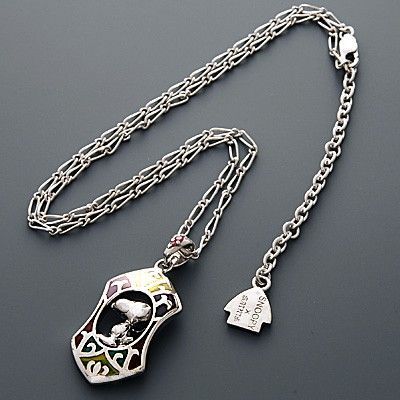 シルバーペアネックレス