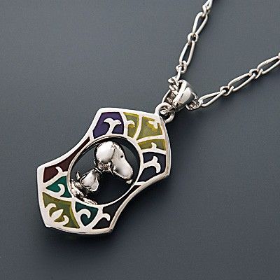 シルバーペアネックレス