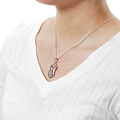 シルバーペアネックレス