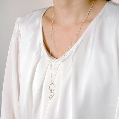 シルバーネックレス