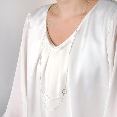 シルバーネックレス