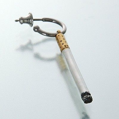 シルバーフープピアス