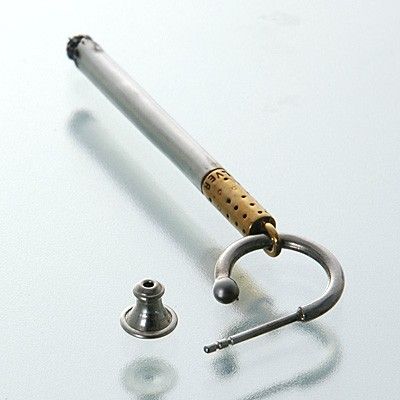 シルバーフープピアス