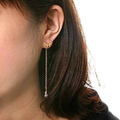 シルバースタッドピアス