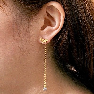 シルバースタッドピアス