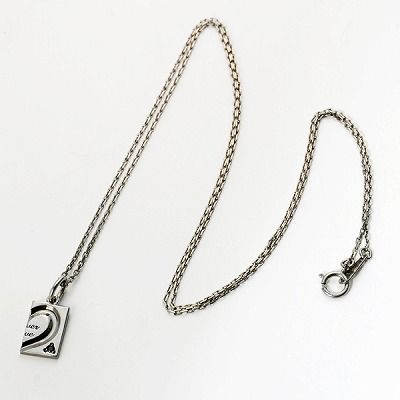 シルバーペアネックレス