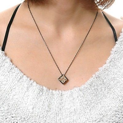 シルバーペアネックレス