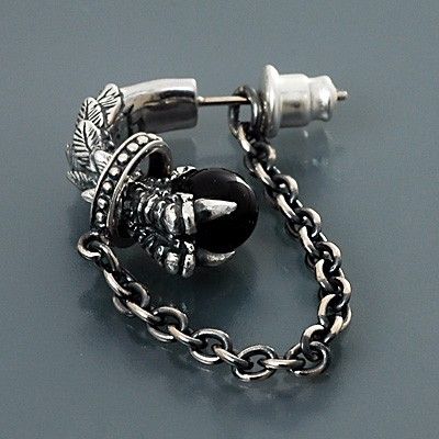 シルバーフープピアス(片耳用)