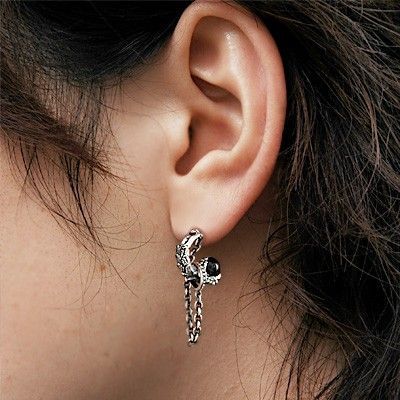 シルバーフープピアス(片耳用)