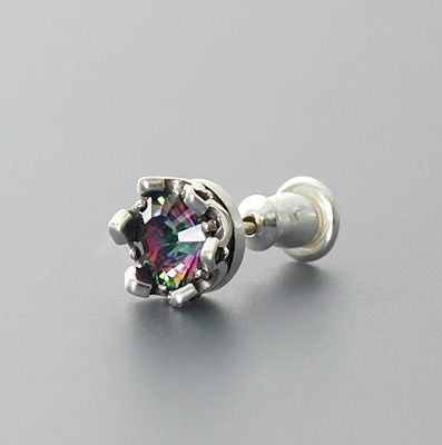 シルバースタッドピアス(片耳用)