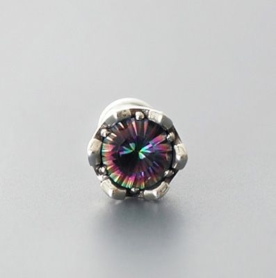 シルバースタッドピアス(片耳用)