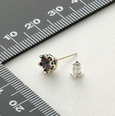 シルバースタッドピアス(片耳用)